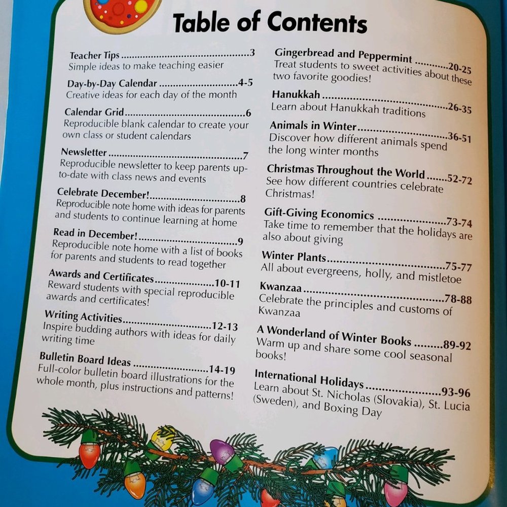 December - Educational Ideas Book - Picture 4 of 4